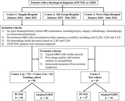 Differentiation Between Primary Central Nervous System Lymphoma and Atypical Glioblastoma Based on MRI Morphological Feature and Signal Intensity Ratio: A Retrospective Multicenter Study